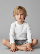 Kids T-Shirt, Long Sleeve with Cuff, Crewneck