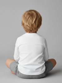 Kids T-Shirt, Long Sleeve with Cuff, Crewneck