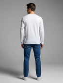 Regular Fit T-Shirt, Long Sleeve, V-Neck