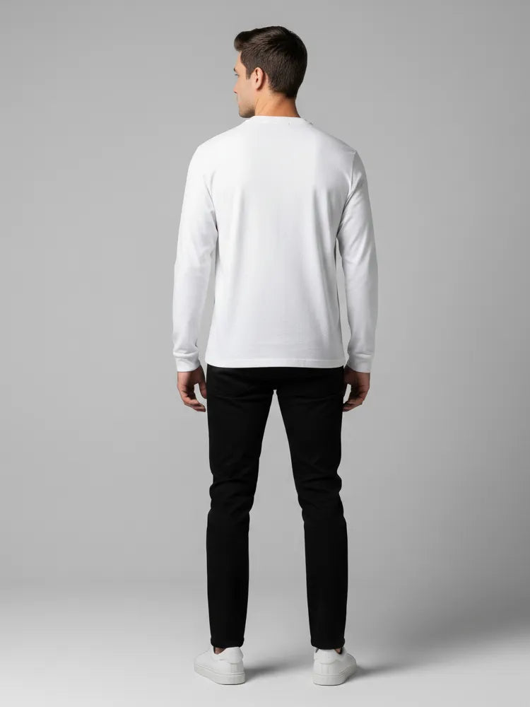 Regular Fit T-Shirt, Long Sleeve, Crewneck