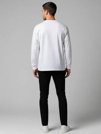 Regular Fit T-Shirt, Long Sleeve with Cuff, Crewneck