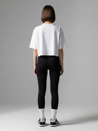 Oversize Crop T-Shirt, Short Sleeve
