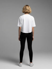 Boxy Women’s T-Shirt with Curved Hem