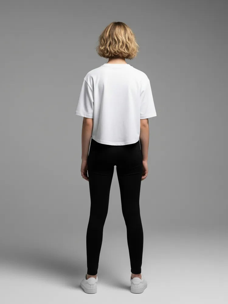 Boxy Women’s T-Shirt with Curved Hem