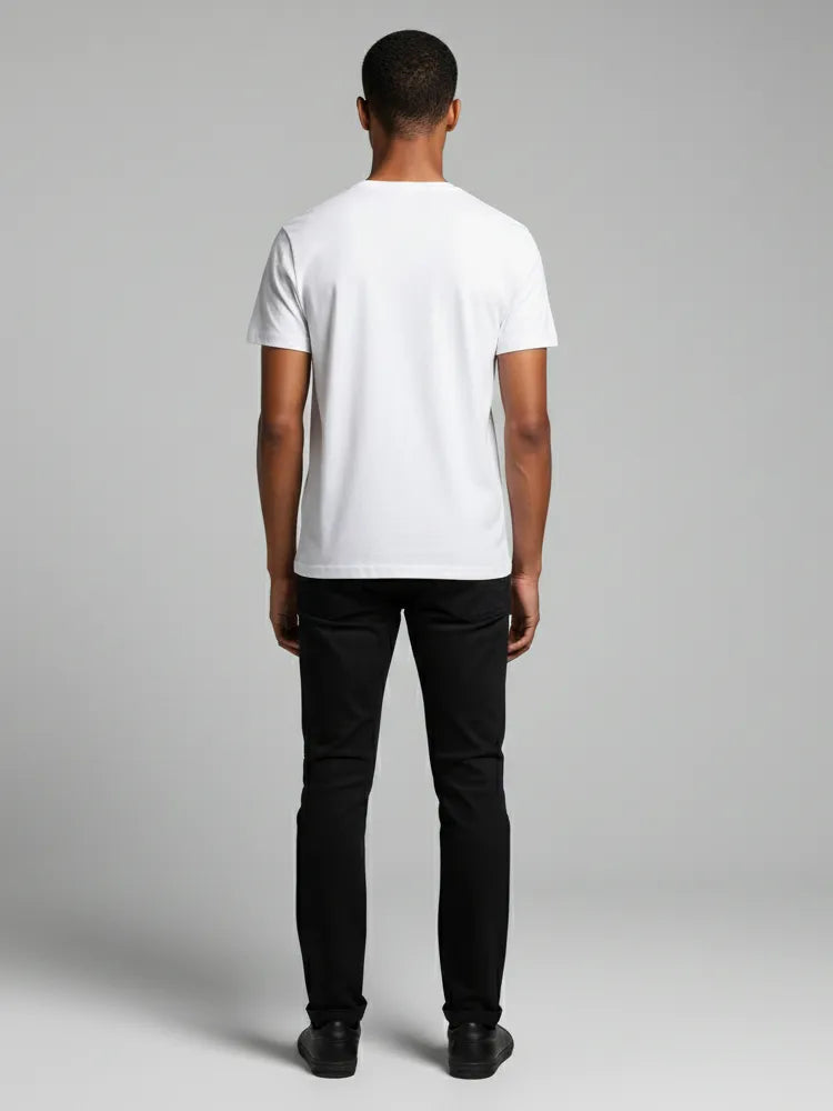 Regular Fit T-Shirt, Short Sleeve, V-Neck