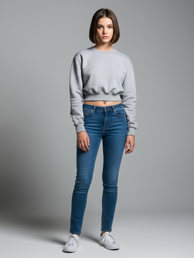 Crop sweatshirt