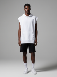 Tank Top with Hoodie and Front Pocket