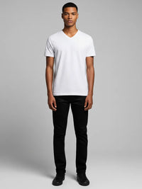 Regular Fit T-Shirt, Short Sleeve, V-Neck