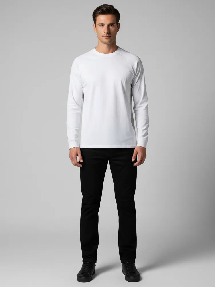 Regular Fit T-Shirt, Long Raglan Sleeve