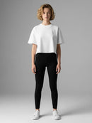 Boxy Women’s T-Shirt with Curved Hem