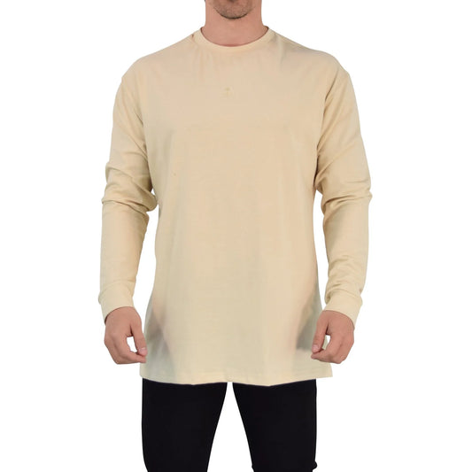 Oversize Fit Long Sleeve T-Shirt with Cuffs