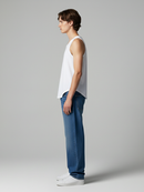Tank Top, with Curved Hem and Low Armhole