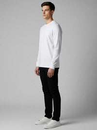Regular Fit T-Shirt, Long Sleeve with Cuff, Crewneck