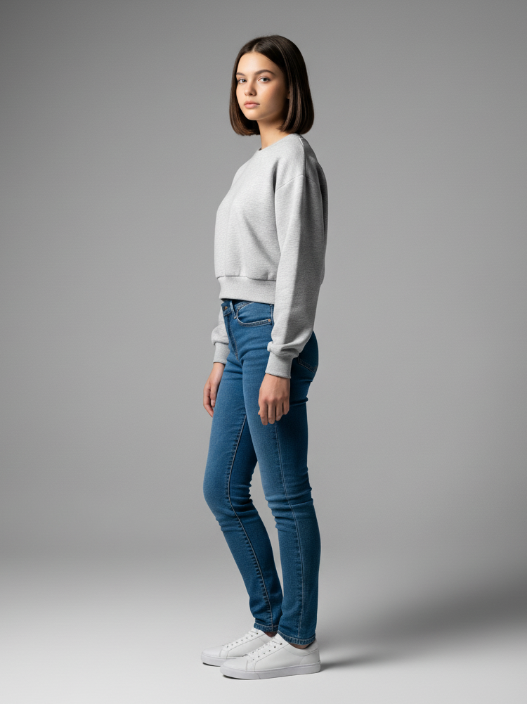 Crop sweatshirt