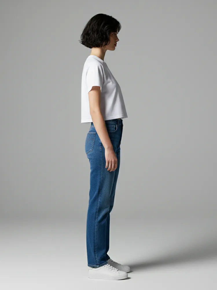 Crop T-Shirt, Short Raglan Sleeve