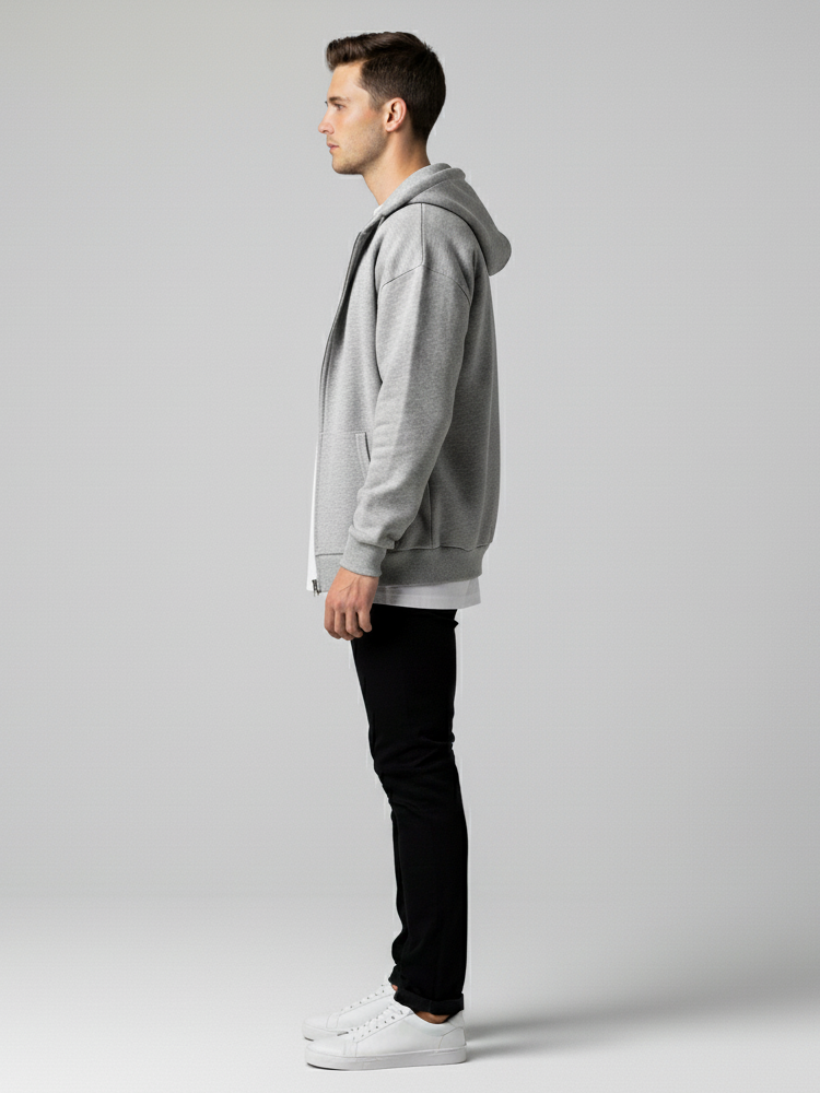 Loose Full-zip Hoodie